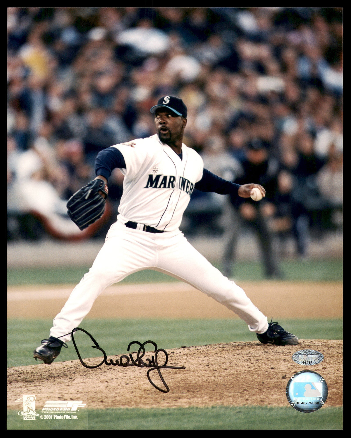 Arthur Rhodes Autographed 8x10 Photo Seattle Mariners MCS Holo #88437