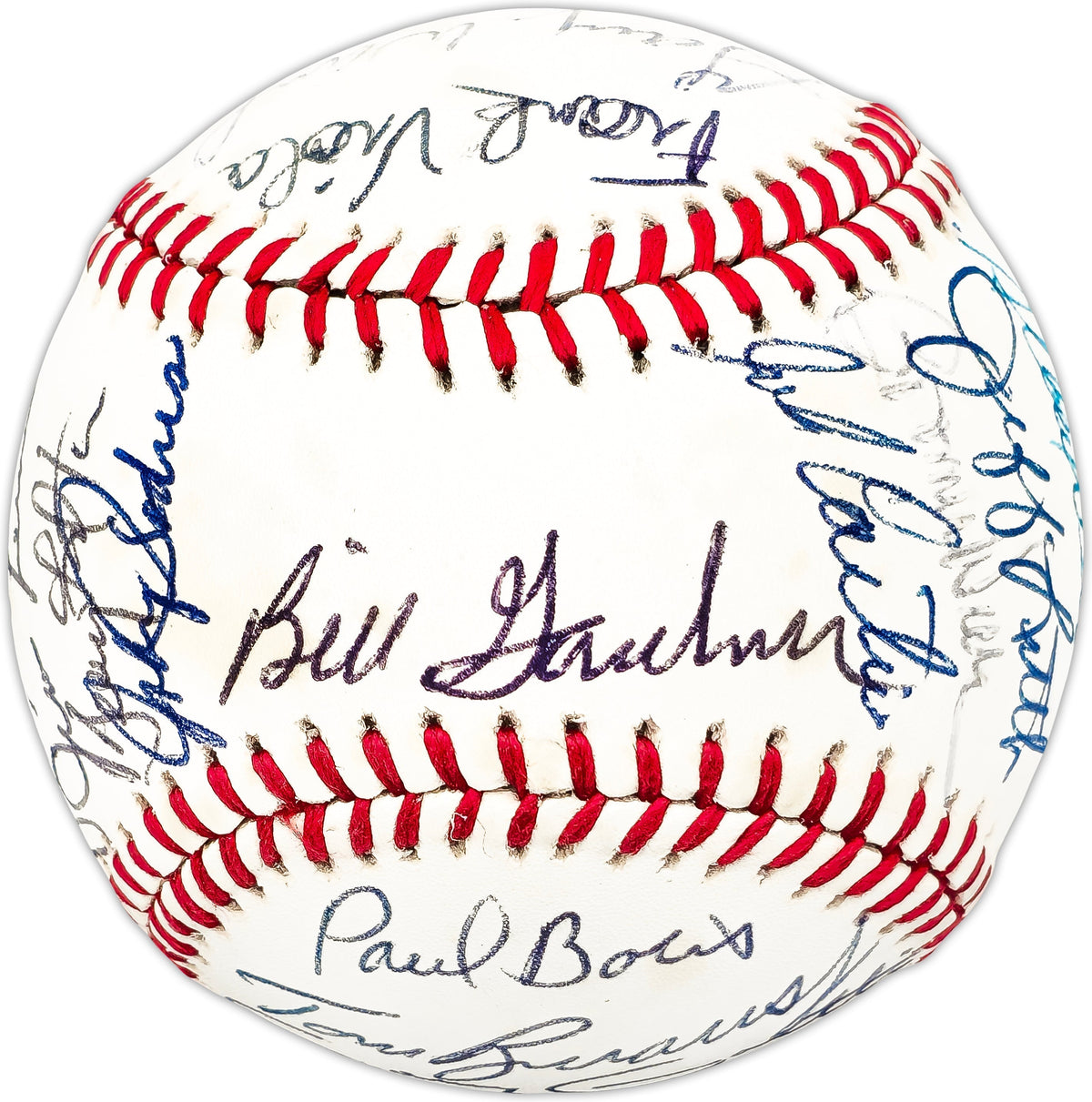 1982 Minnesota Twins Team Autographed Official AL Baseball With 30 Signatures