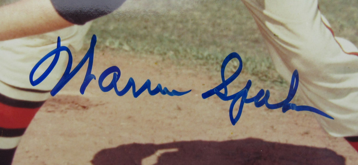 Warren Spahn Signed Auto 8x10 Photo JSA M10198