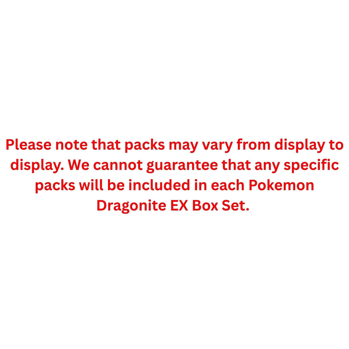 Pokemon XY Dragonite Ex Box Set
