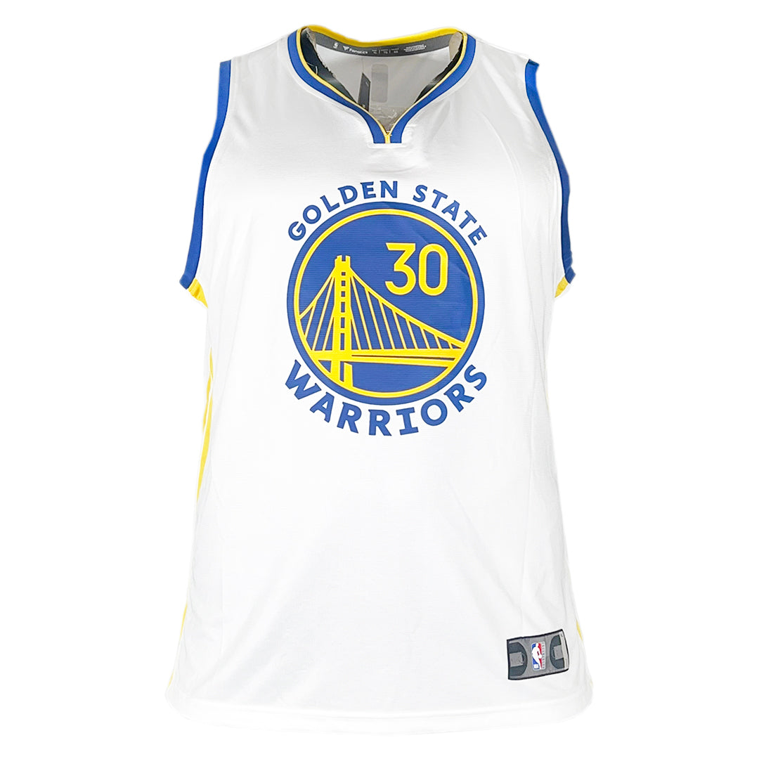 Steph Curry Authentic Golden State Warriors White Medium Unsigned Fanatics Basketball Jersey