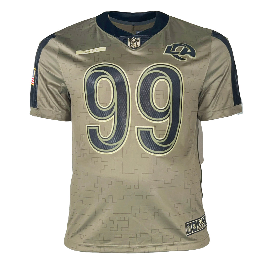 Aaron Donald Authentic Los Angeles Rams Salute XL Unsigned Nike Football Jersey