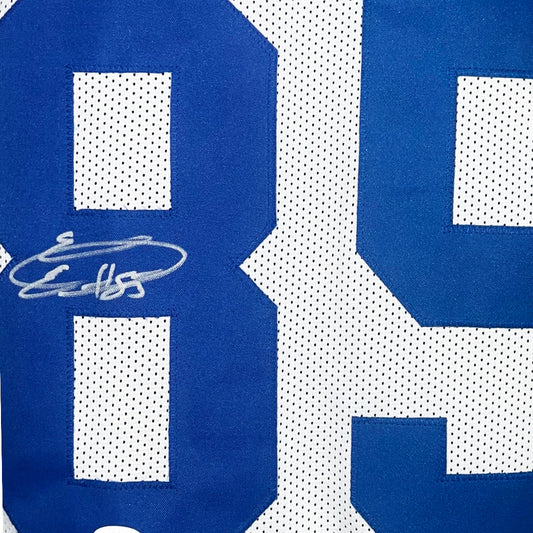 Eric Ebron Signed Indianapolis White Football Jersey (JSA)
