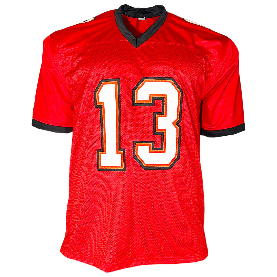 Mike Evans Signed Tampa Bay Pro Red Football Jersey (Beckett)