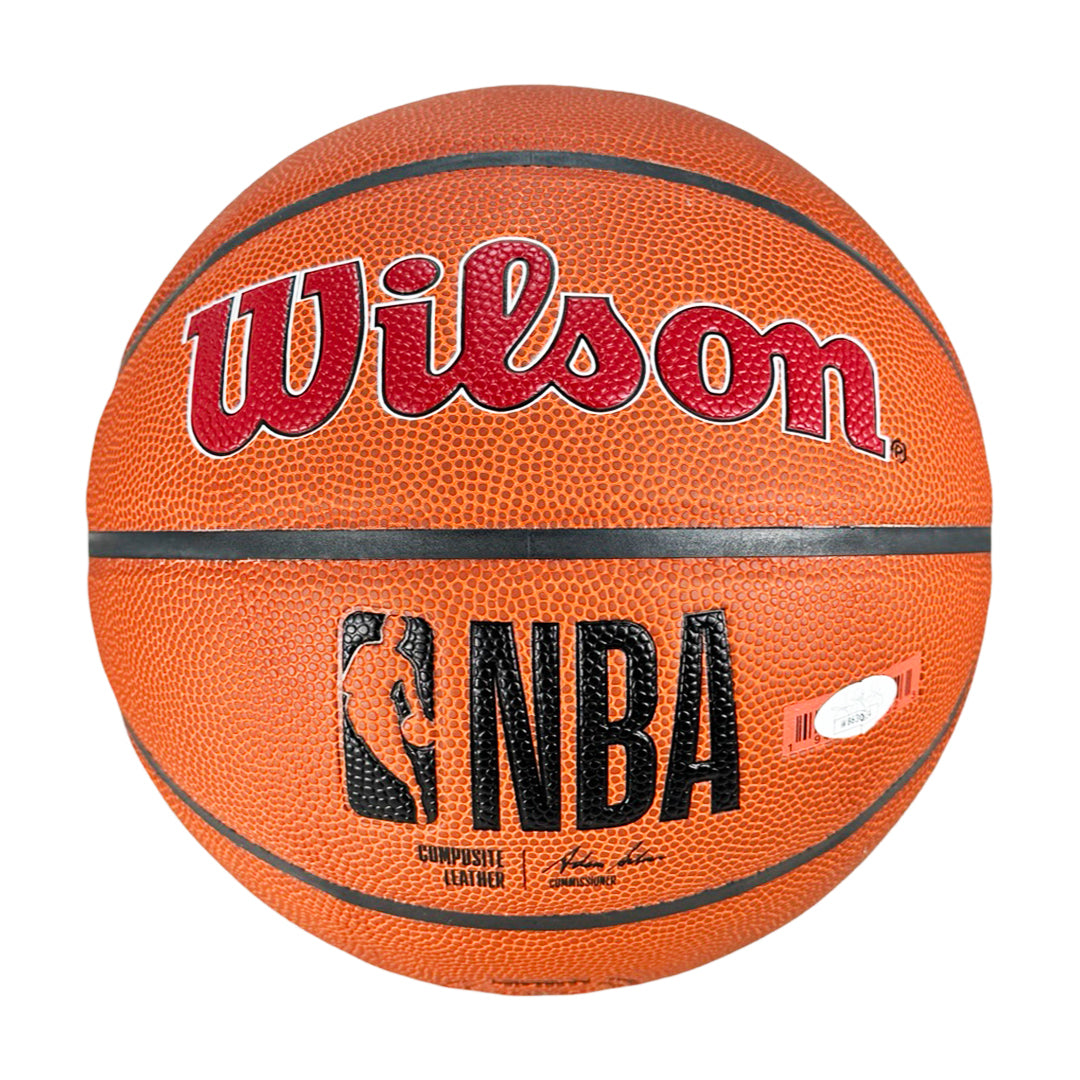 Tyler Herro Signed Wilson NBA Team Logo Basketball (JSA)