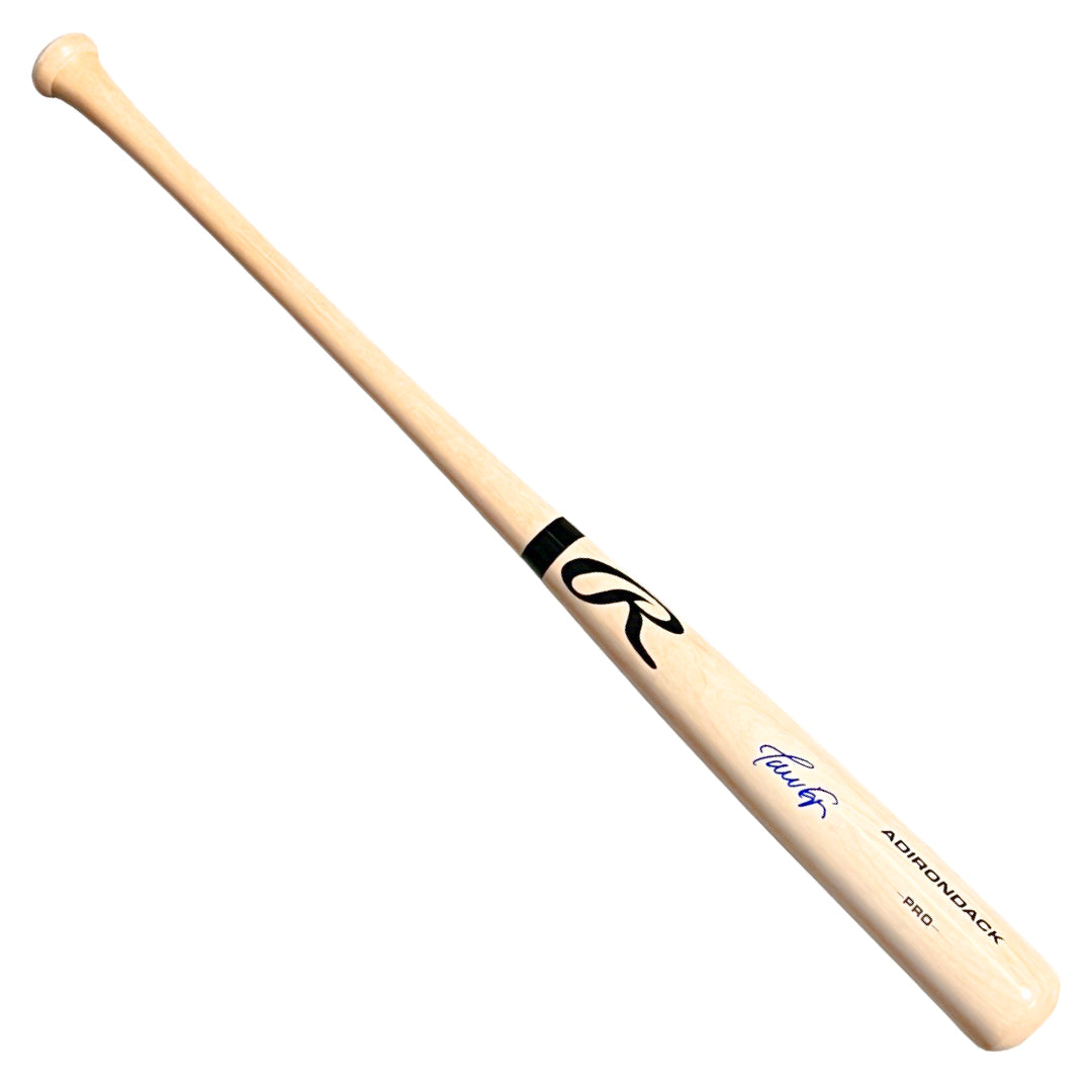 Javy Lopez Signed Rawlings Blonde Baseball Bat (Beckett)