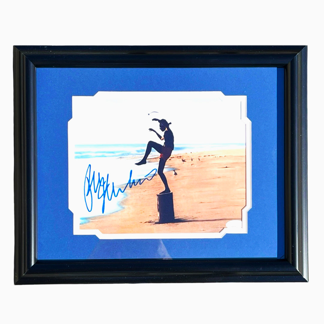 Ralph Macchio Signed Karate Kid Pose 1 Entertainment Framed 8x10 Photo (JSA)