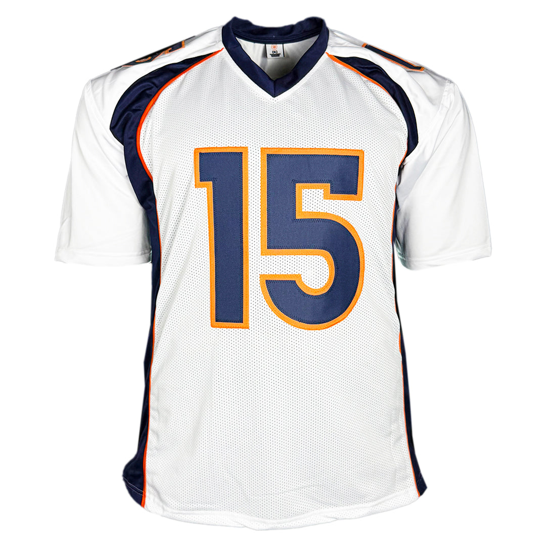 Brandon Marshall Signed Denver White Football Jersey (Beckett)