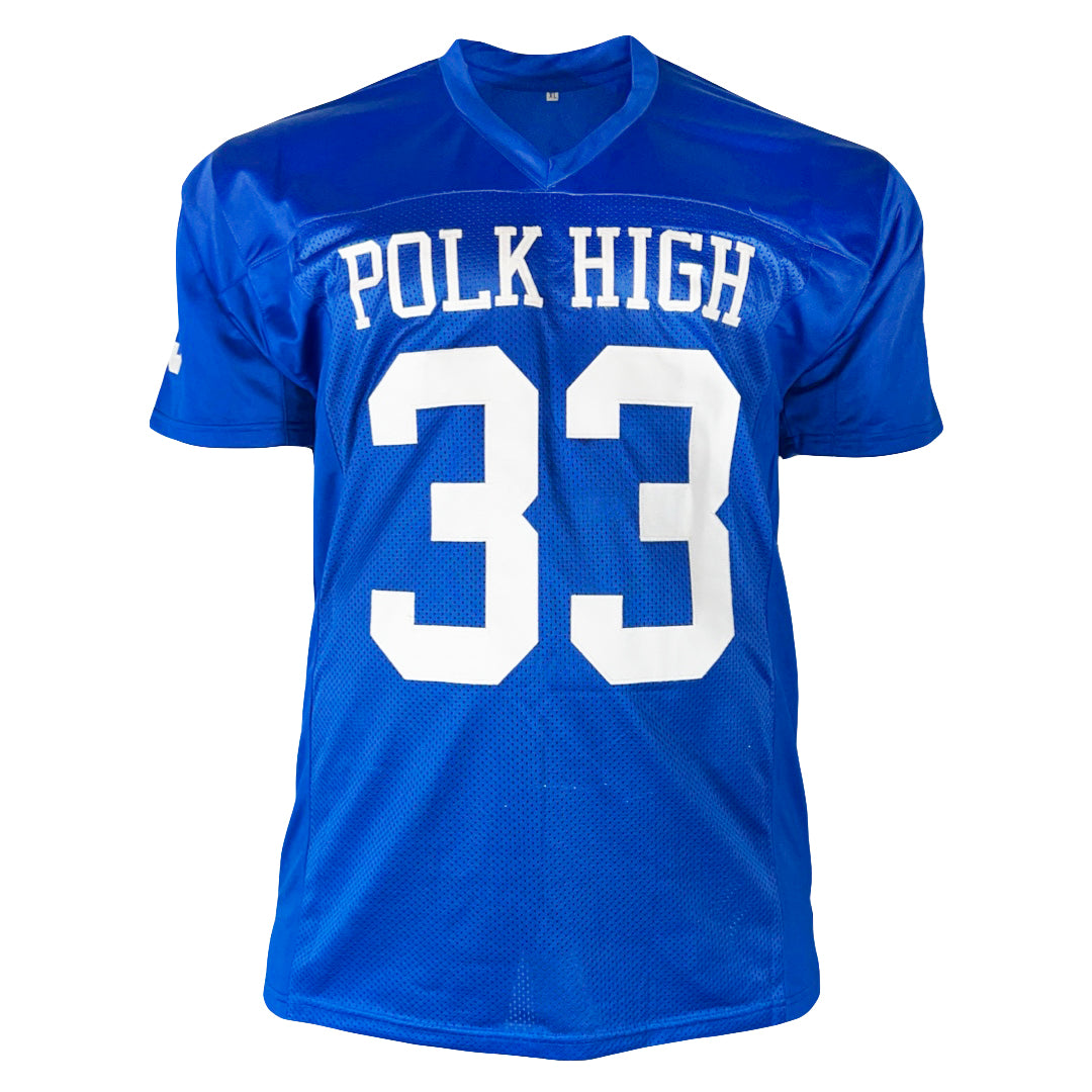 Ed O'Neill "Al Bundy" Signed Al Inscription Polk High Blue Football Jersey (JSA)