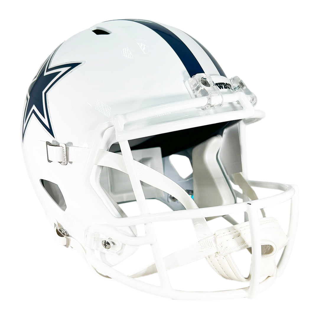 Drew Pearson Signed HOF 21 Inscription Dallas Cowboys Alt 2022 Speed Full-Size Replica Football Helmet (JSA)
