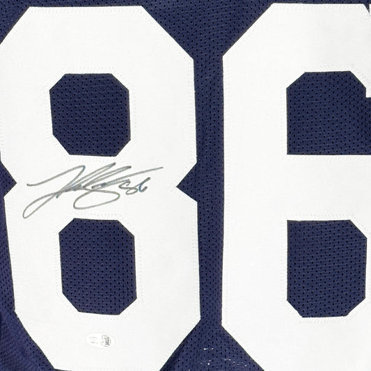 Luke Schoonmaker Signed Dallas Thanksgiving Football Jersey (JSA)
