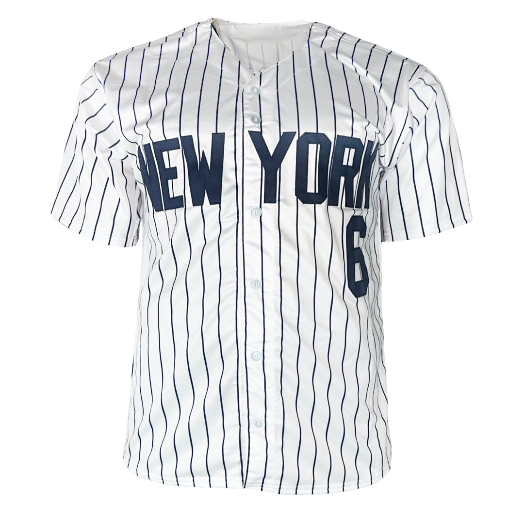 Joe Torre Signed New York Pinstripe Baseball Jersey (JSA)