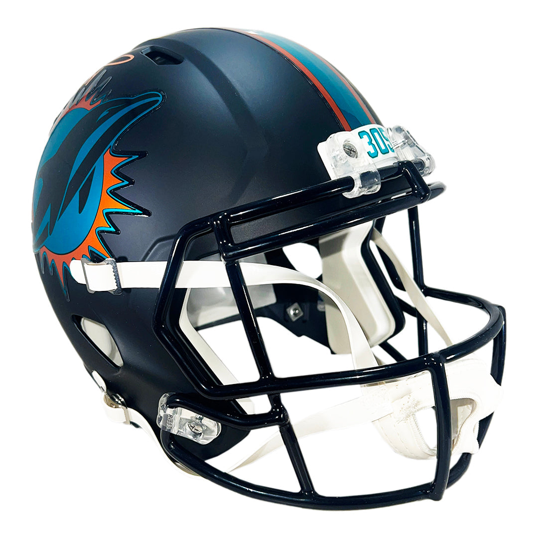 Ricky Williams Signed Miami Dolphins Rivalries Speed Full-Size Replica Football Helmet (JSA)