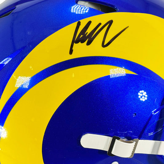 Kyren Williams Signed Los Angeles Rams Authentic Speed Full-Size Football Helmet (Beckett)