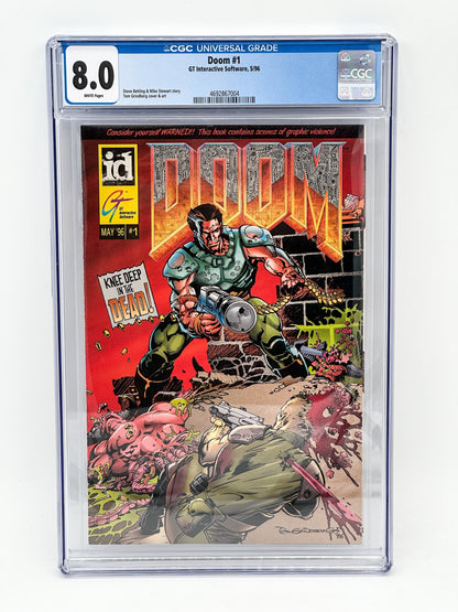 RARE Doom #1 CGC Graded + Doom ID Software Anthology Collector Box