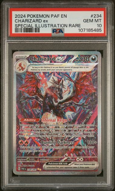 [PSA 10 - GEM MT] CHARIZARD ex #234 - Special Illustration Rare - Paldean Fates (2024)