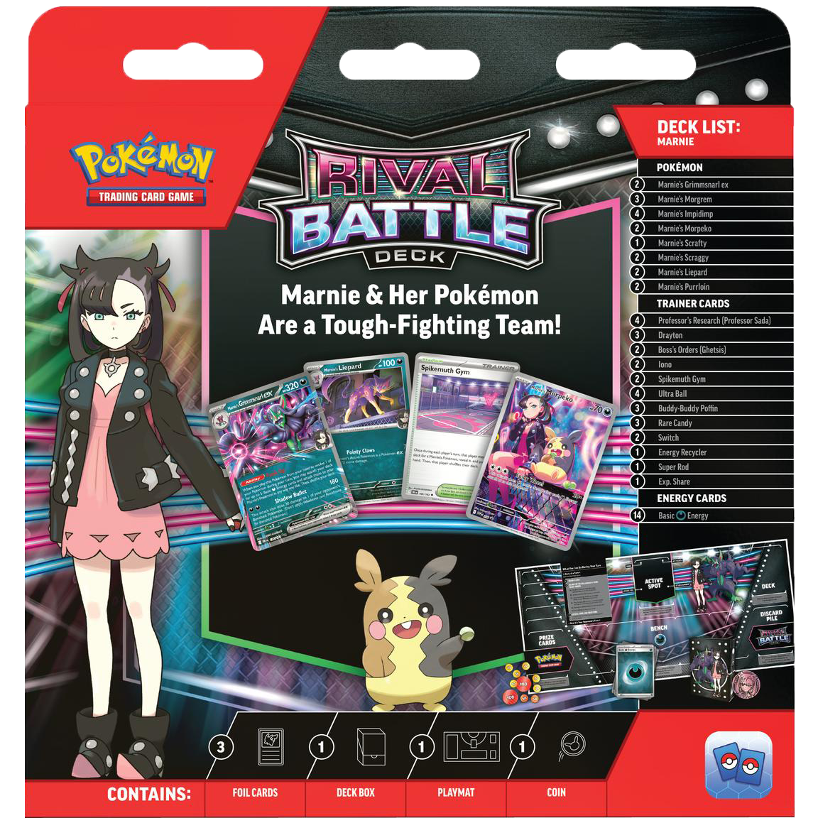 Pokémon TCG: Rival Battle Deck - Marnie (Marnie's Morpeko)