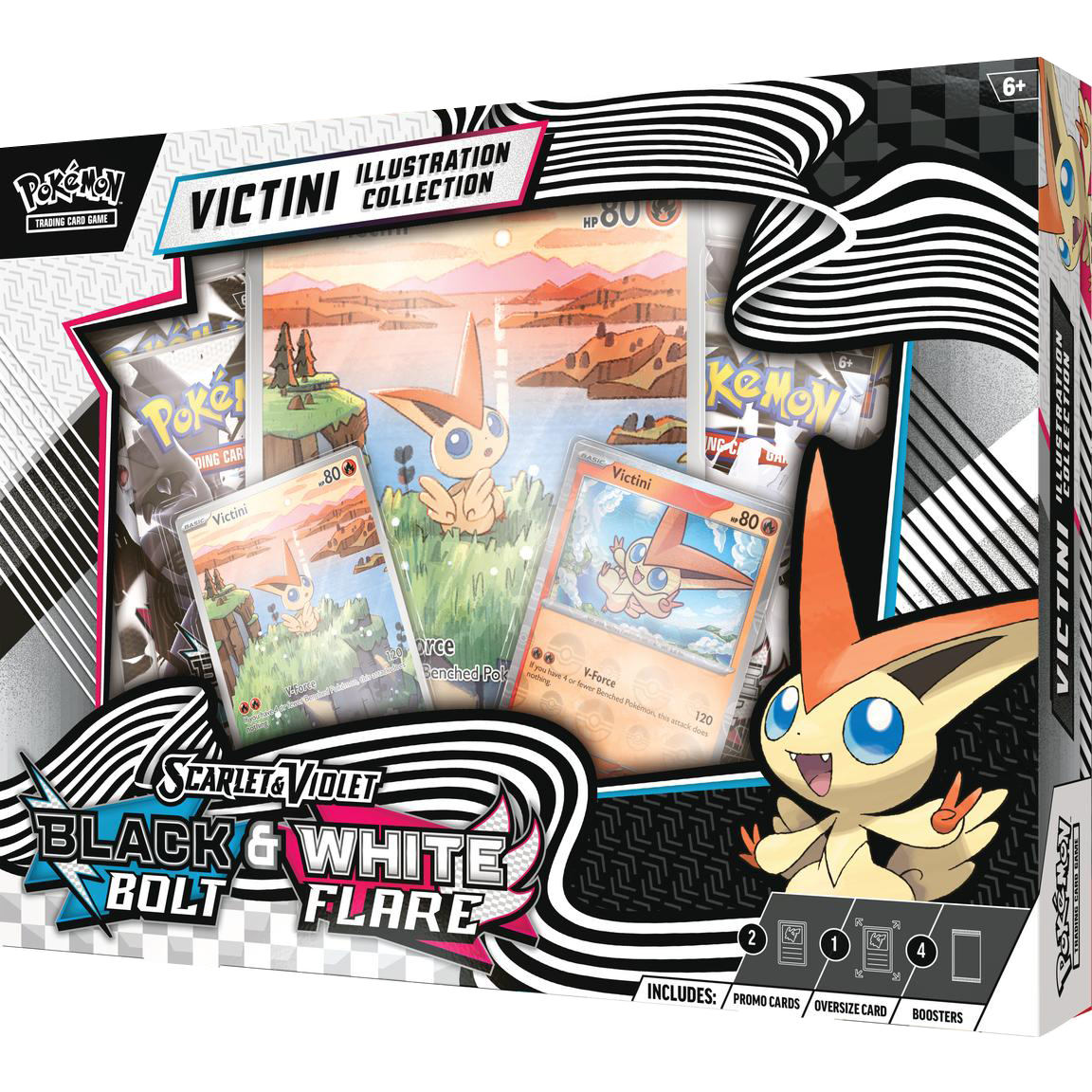 Unova Victini Illustration Collection (Black Bolt & White Flare)