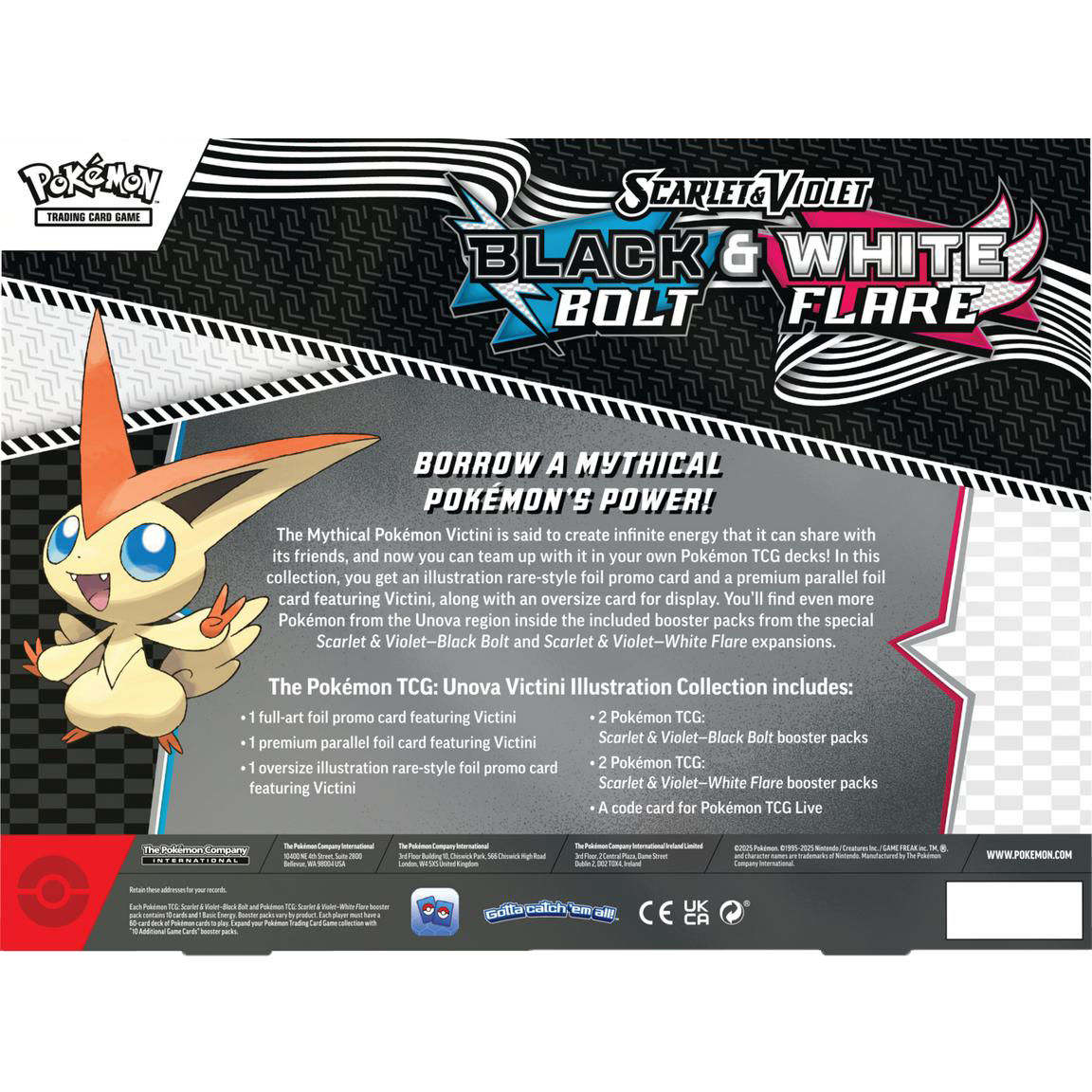 Unova Victini Illustration Collection (Black Bolt & White Flare)