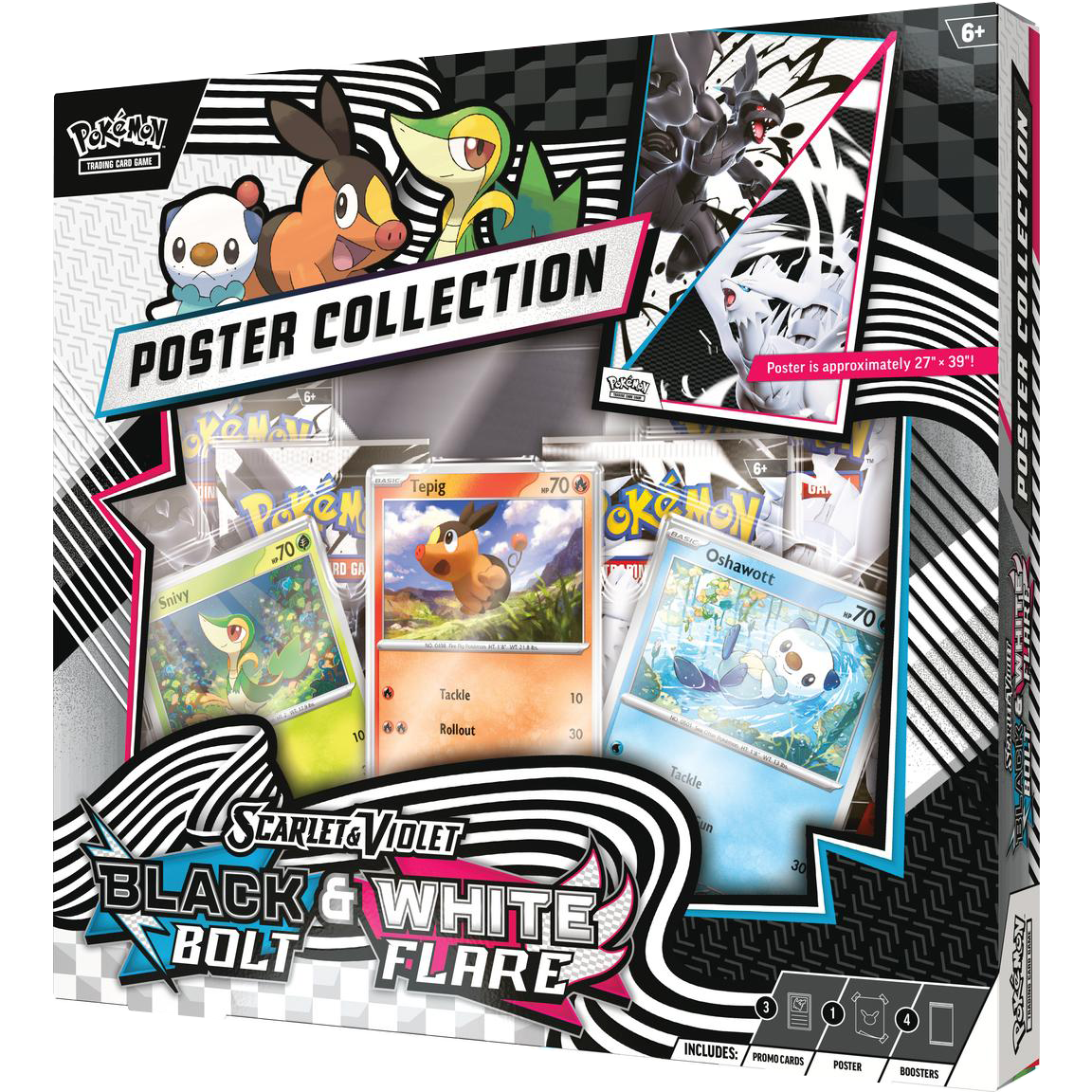 Unova Poster Collection (Black Bolt & White Flare)