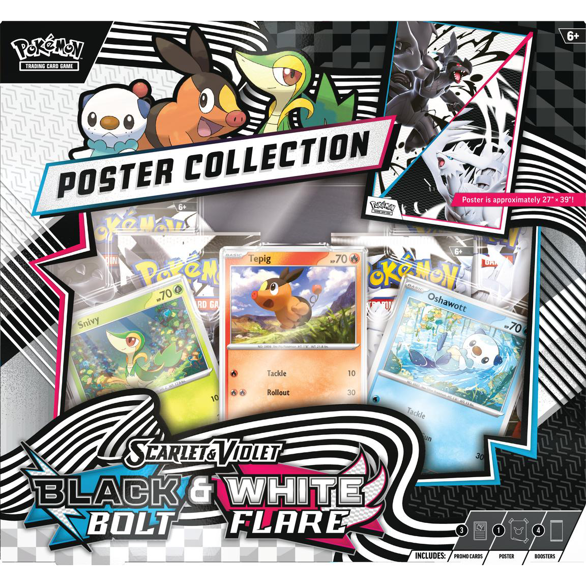 Unova Poster Collection (Black Bolt & White Flare)