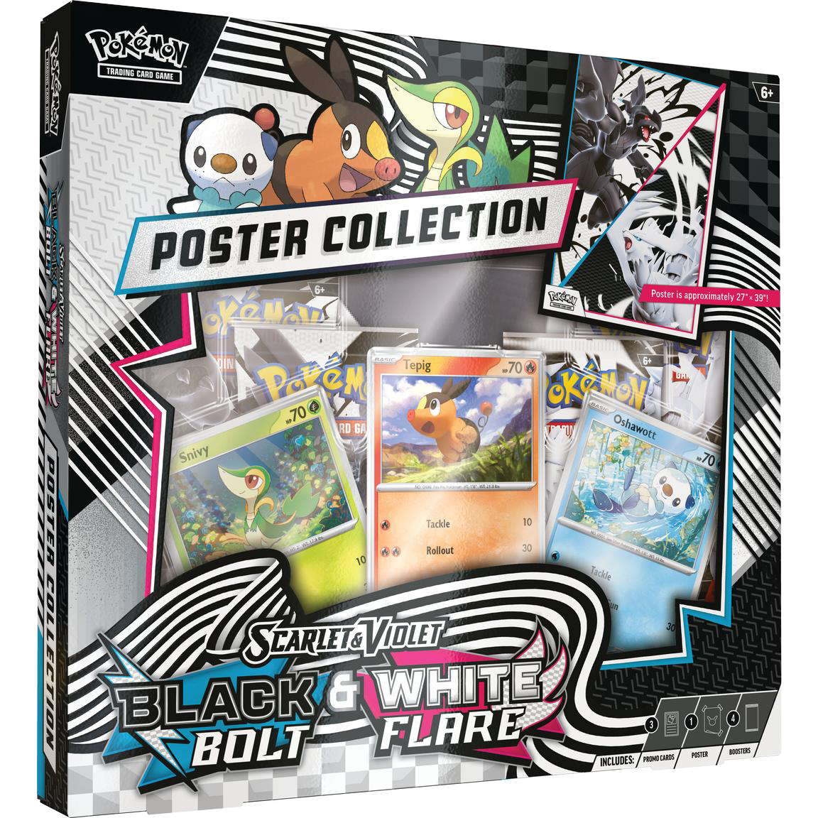 Unova Poster Collection (Black Bolt & White Flare)