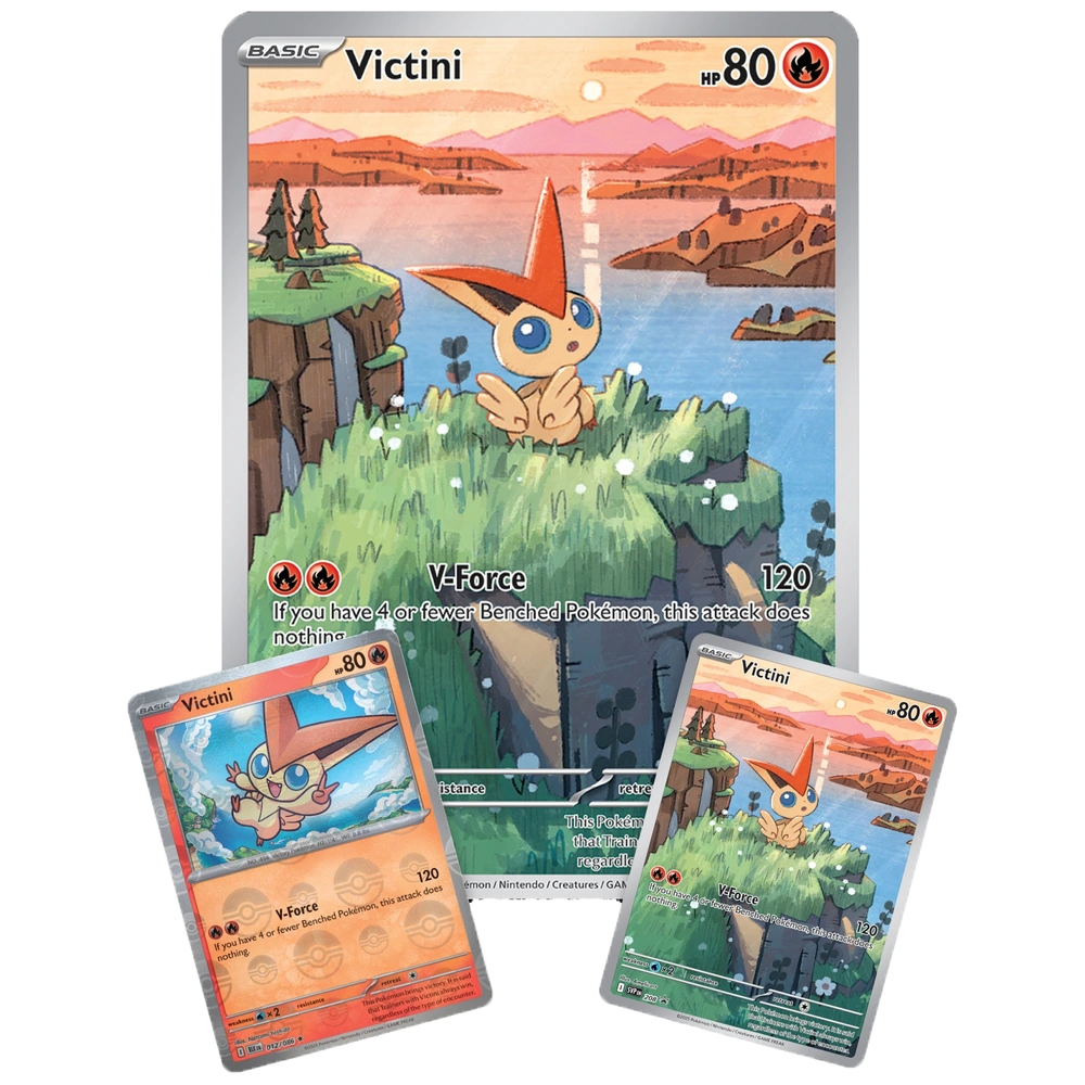 Unova Victini Illustration Collection (Black Bolt & White Flare)