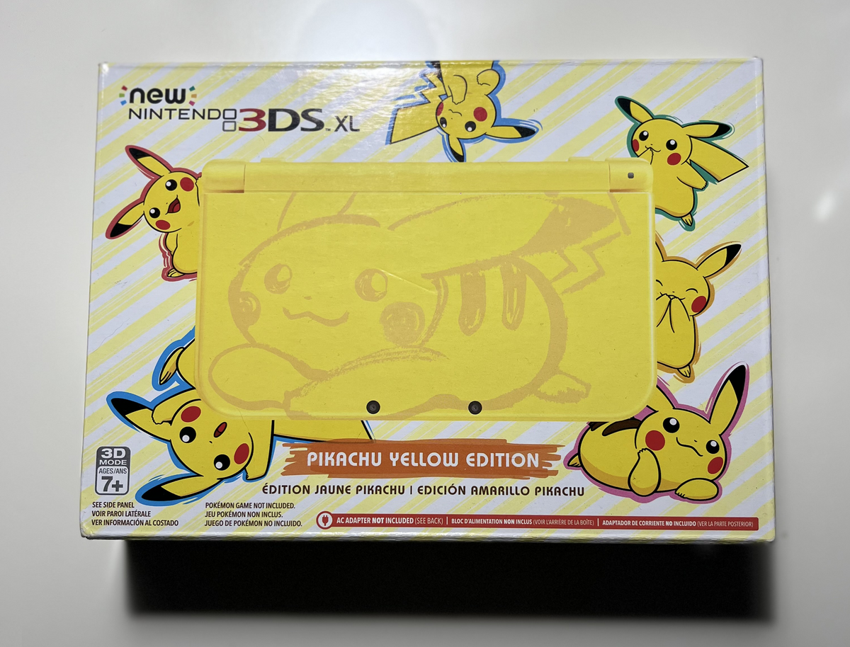 Nintendo 3DS XL - Pikachu Yellow Edition [2016] (NEW IN BOX w/ RECEIPT)