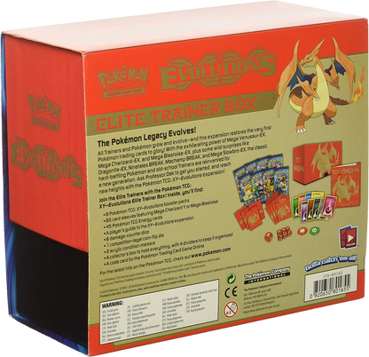 XY Evolutions Elite Trainer Boxes & Cases (Charizard)
