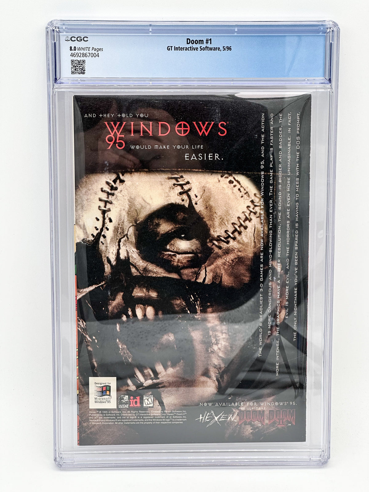 RARE Doom #1 CGC Graded + Doom ID Software Anthology Collector Box