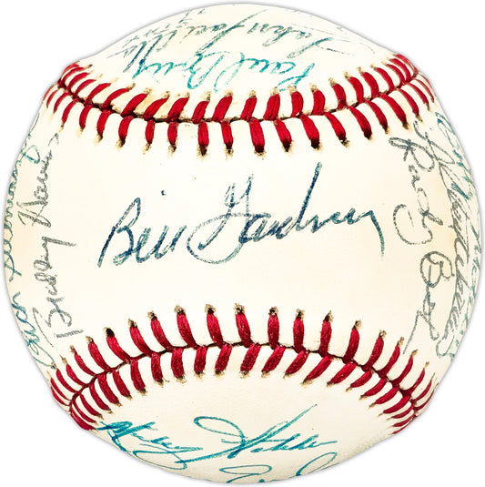 1982 Minnesota Twins Team Autographed Official AL Baseball With 24 Signatures