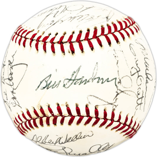 1981 Minnesota Twins Team Autographed Official Spalding MLB Baseball With 23 Signatures