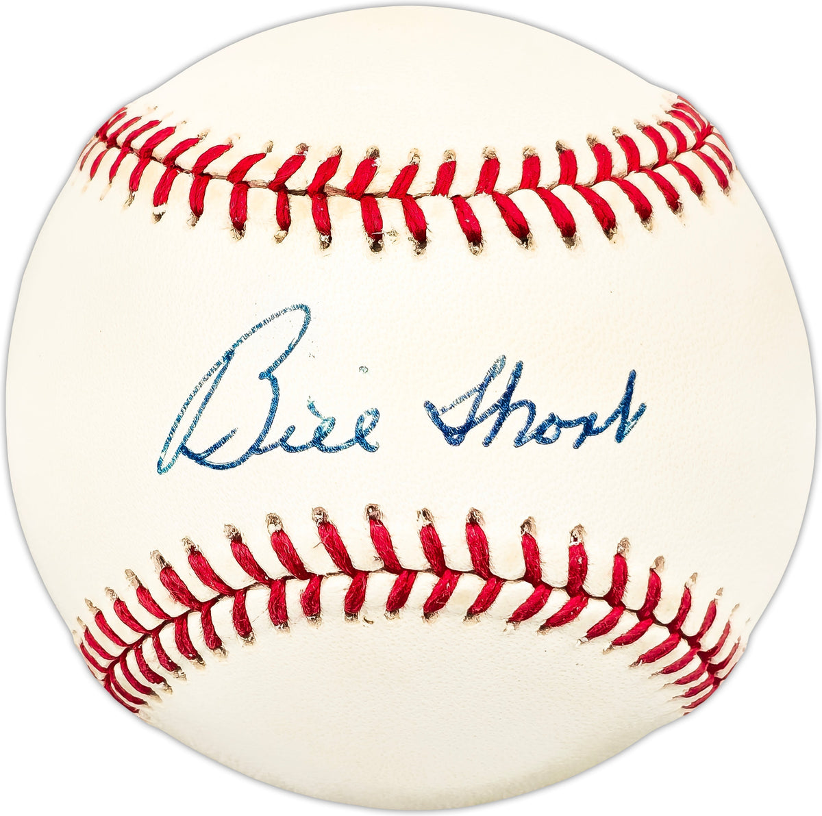 Bill Short Autographed Official NL Baseball New York Mets, Cincinnati Reds