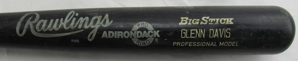 Glenn Davis Game Used Rawlings Auto Baseball Bat