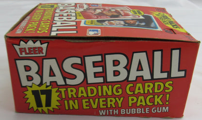 1981 Fleer Baseball Wax Box - 38 Ct Box