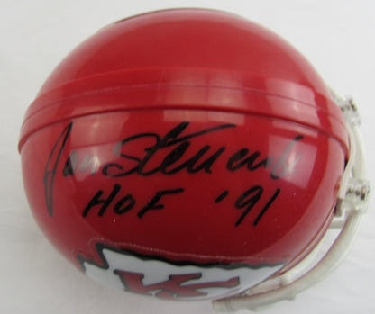 Jan Stenerud Signed Rawlings Auto Mini Helmet JSA Q97775