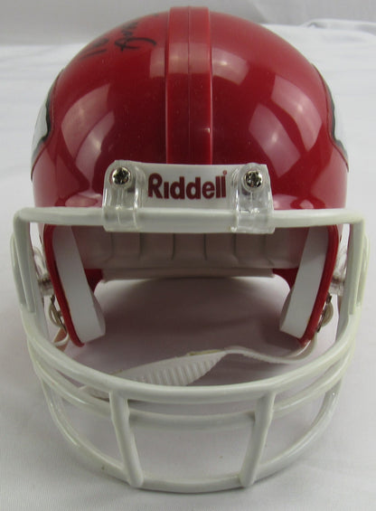 Jan Stenerud Signed Rawlings Auto Mini Helmet JSA Q97775