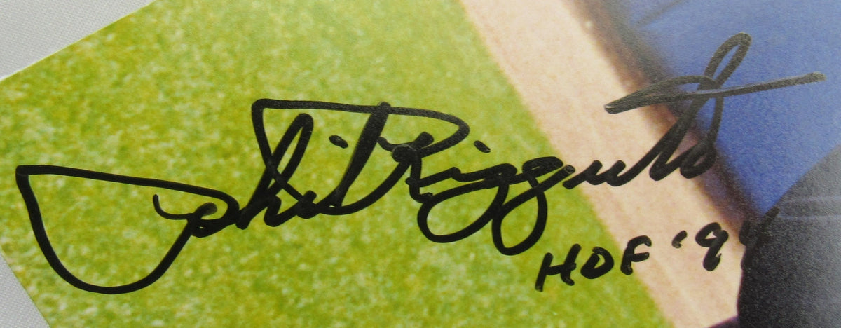Phil Rizzuto Signed 8x10 Photo w/Cow JSA CL12108