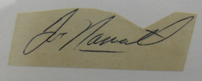 Joe Namath Cut Signed Auto PSA/DNA Encapsulated