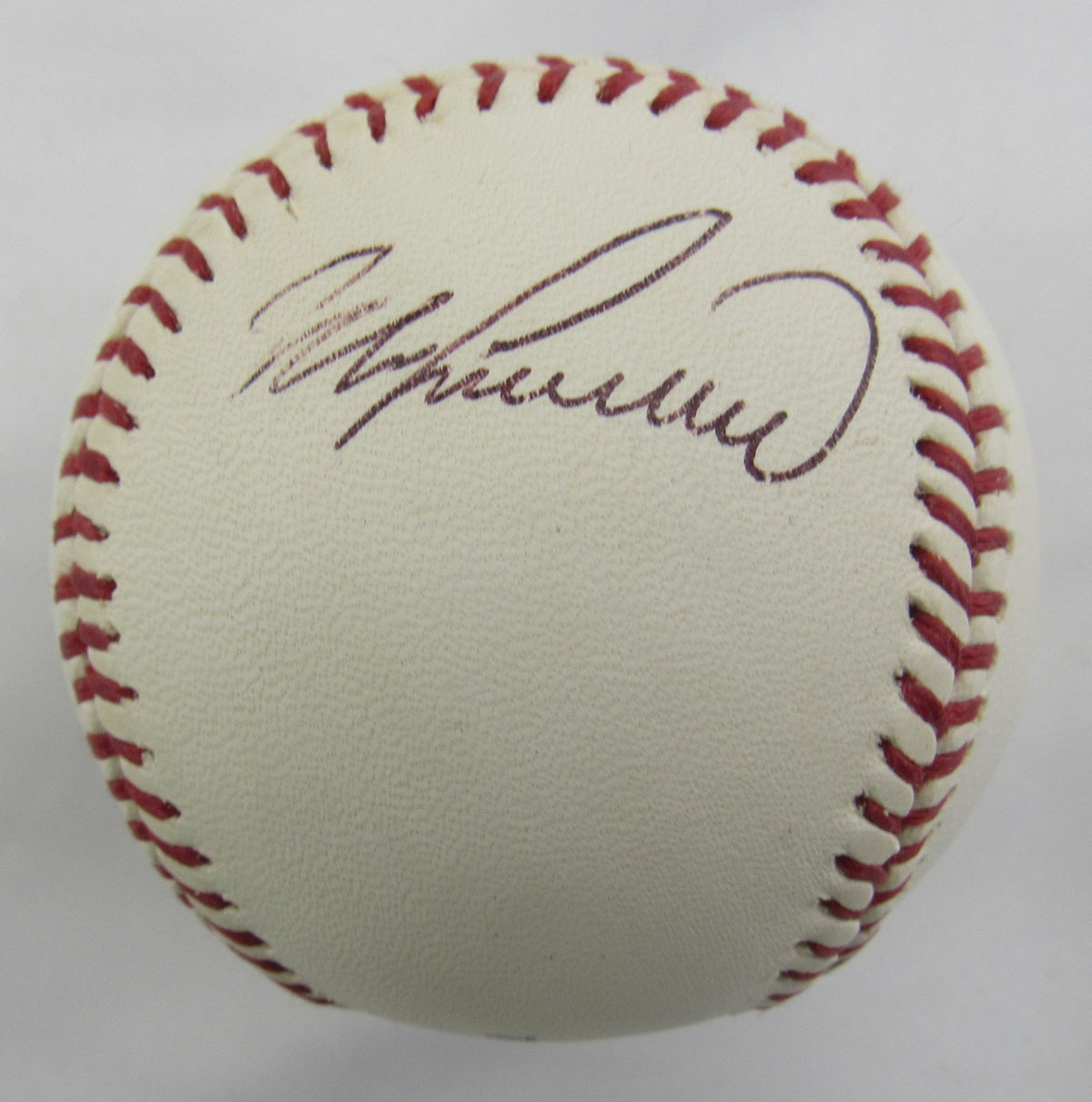 Mike Lieberthal Signed Auto Rawlings Baseball B159