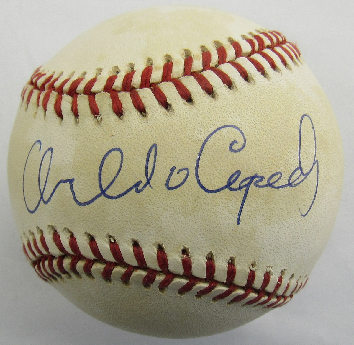 Orlando Cepeda Signed Auto Rawlings Baseball Beckett H82787
