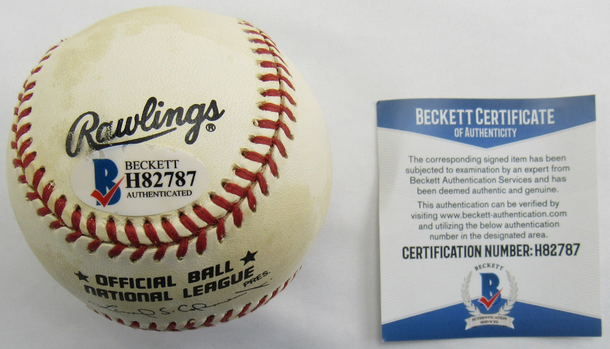 Orlando Cepeda Signed Auto Rawlings Baseball Beckett H82787