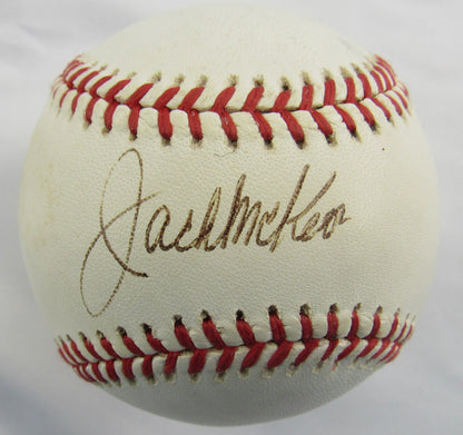 Jack Mckeno Signed Auto Rawlings Baseball JSA CC07254 B167