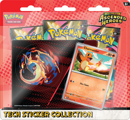 Ascended Heroes Tech Sticker Collection (Gastly & Charmander)