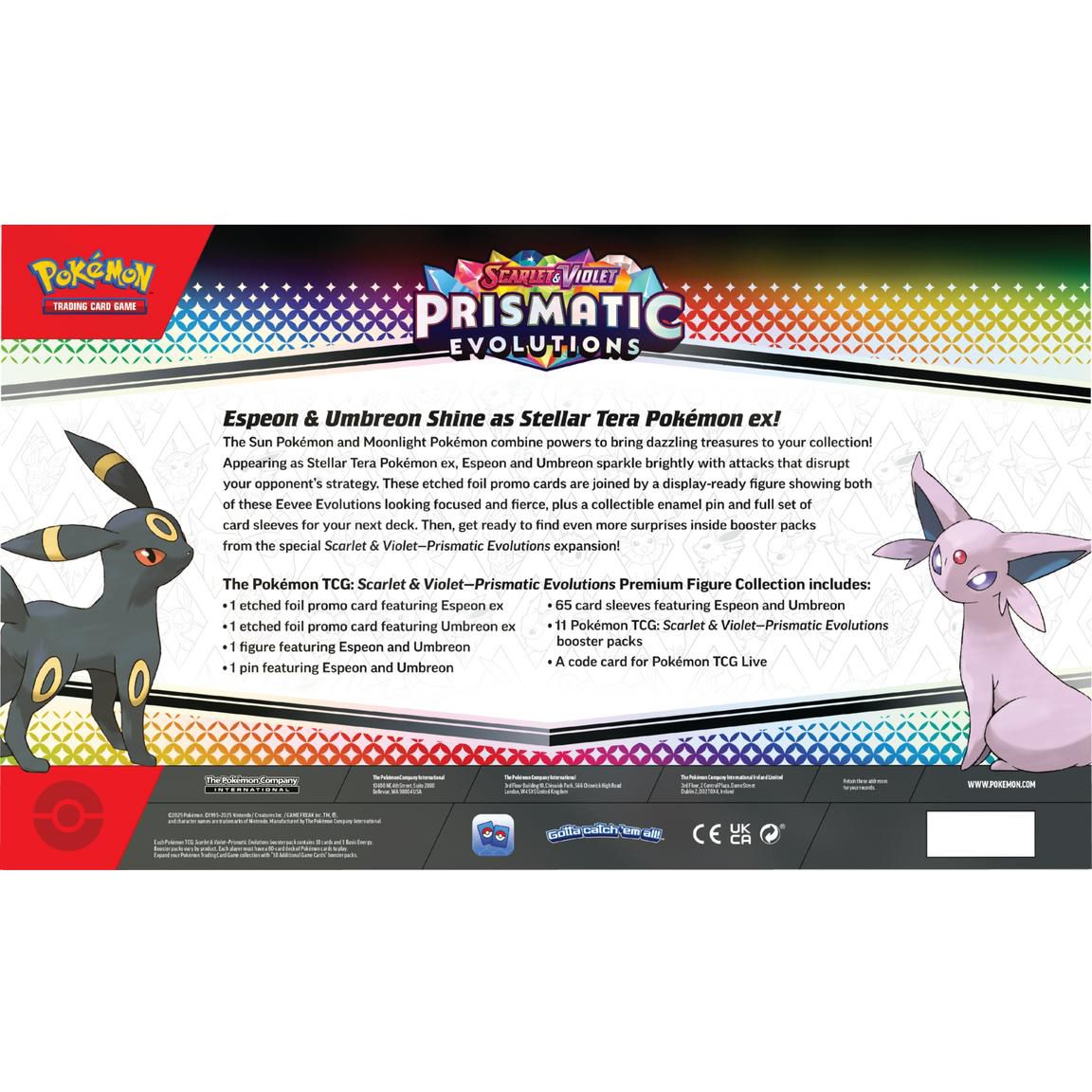 Scarlet & Violet - Prismatic Evolutions - Premium Figure Collection
