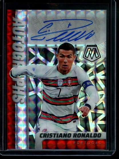 2021-22 Panini Mosaic Cristiano Ronaldo Autograph #A-CR7 Portugal