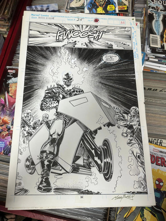 Moon Knight Issue 25 Pg. 31 Original Comic Art