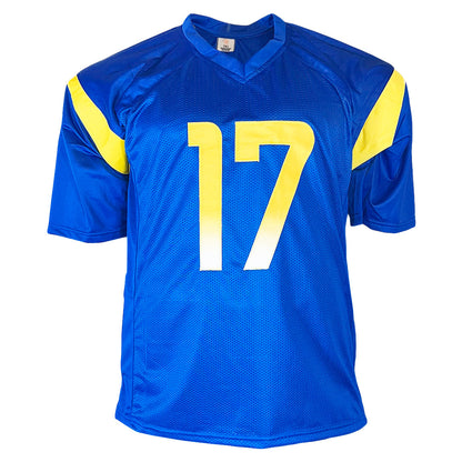 Davante Adams Signed Los Angeles Royal Blue Football Jersey (JSA)