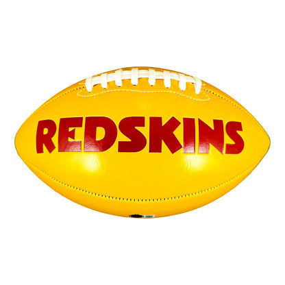 Champ Bailey Signed Washington Redskins Official NFL Team Logo Yellow Football (Beckett)