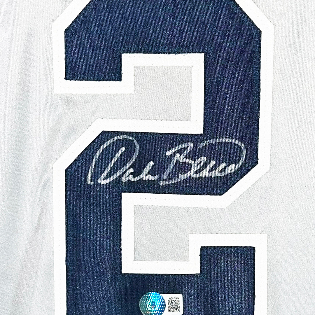 Dale Berra Signed New York Gray Baseball Jersey (Beckett)